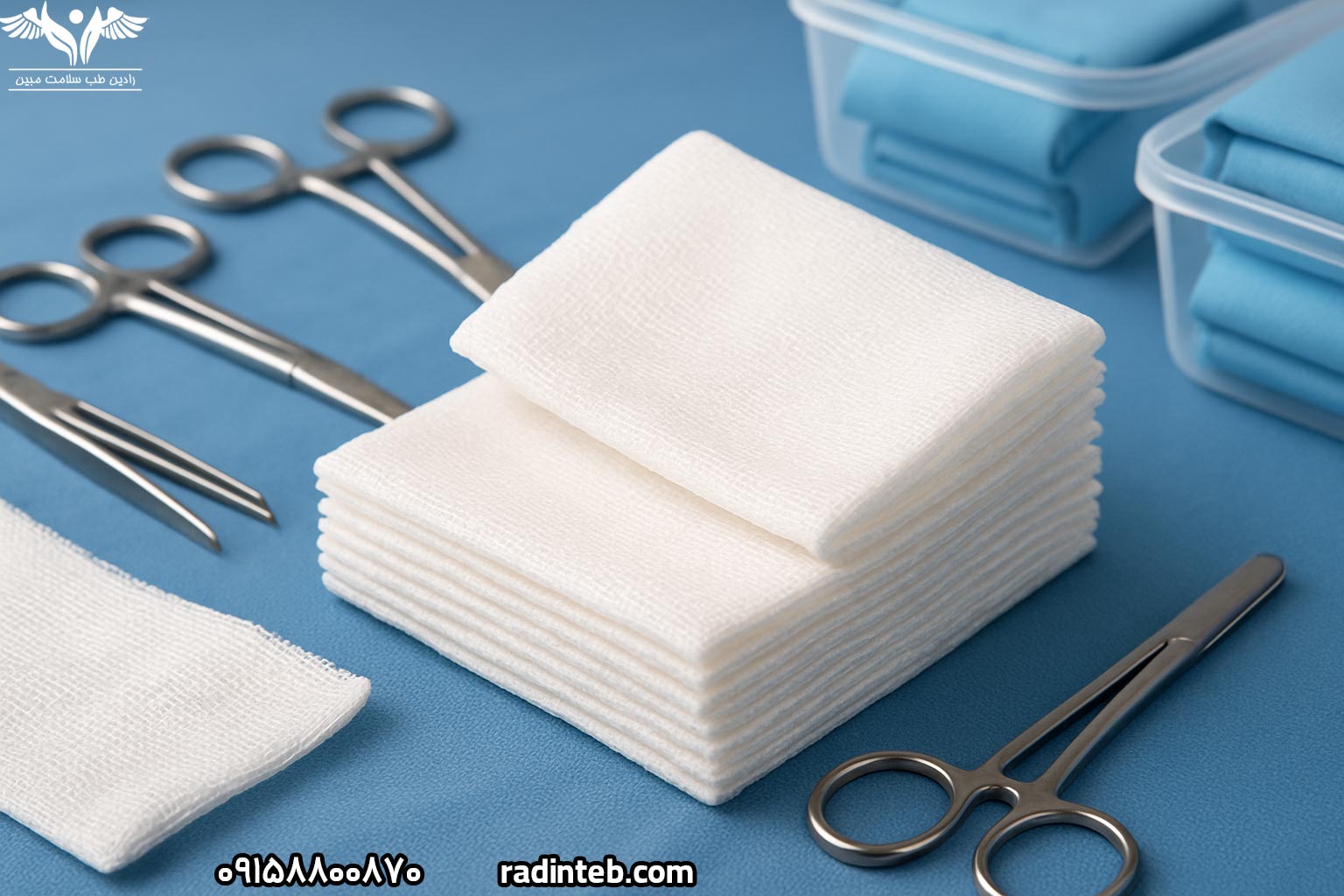 کاربرد گاز استریل در جراحی، تزریقات و زخم‌های باز